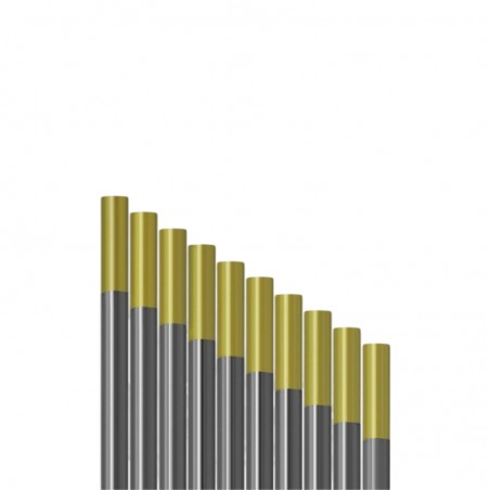 Les électrodes tungstène WL20 (Gold) MASTER WELD