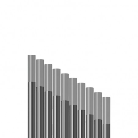 Les électrodes tungstène WC20 (gris) - Tungstène Cérium 2% MASTER WELD