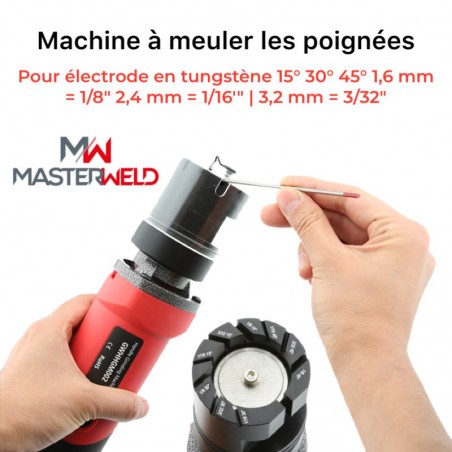 Affûteuse d’électrodes tungstène Master Weld